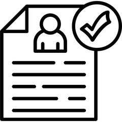 Poster - Resume Icon