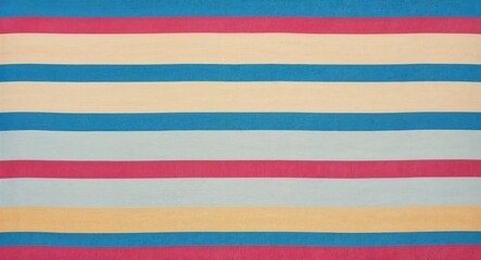 Faded beach towel stripe background for a retro summer vibe