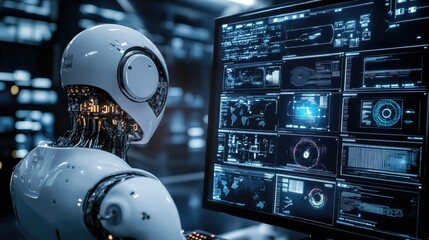 Poster - Advanced Robot Interacting with High-Tech Interface
