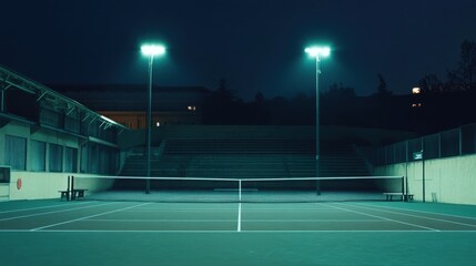 A Pause in the Action: The Humble Tennis Ball, Center Stage on a World-Famous Court