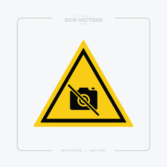 Wall Mural - Warning, caution and dangerous area alert attention isolated vector signs and plates. Danger yellow signs for safety, hazard shock, keep out and caution warning and risk zone symbols on sign plates