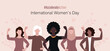 © _AsAnia_ - International Women's Day banner. IWD2025 campaign #AccelerateAction. Vector illustration