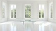 © Pricha.RT - Bright Minimalist Interior with Large Windows