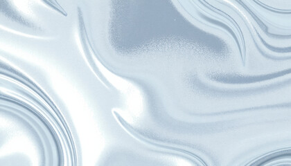 smooth liquid metal background with flowing silver waves and glossy finish creates modern and elegant aesthetic. Perfect for various design projects