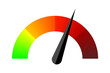 © jackreznor - Measuring gauge indicator, speedometer, tachometer, speed indicator icon
