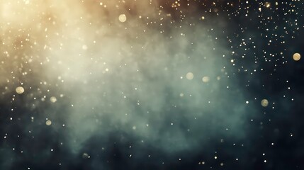 Aufkleber - A dreamy, ethereal background featuring golden particles and soft clouds.