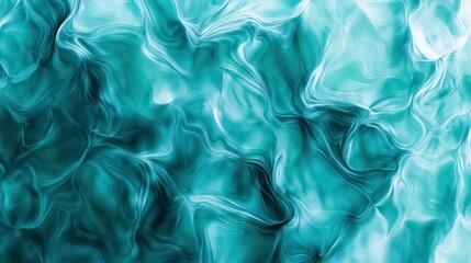 Poster - A close-up of a vibrant turquoise water surface designed with dynamic ripples - great for your projects!