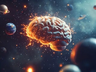 Poster - Cosmic Brain Synaptic Splendor in the Galactic Realm