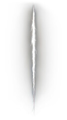 Wall Mural - png icy white bolt lightning nature night.
