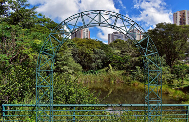 Wall Mural - River source in Ribeirao Preto, Sao Paulo, Brazil