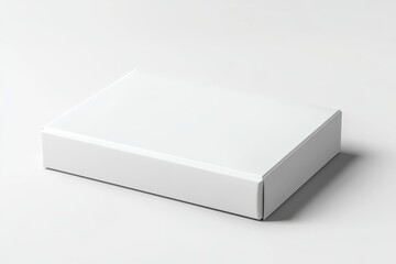 Poster - White cardboard box mockup for branding and design presentation
