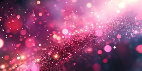 Aufkleber - background featuring particles accompanied by light effects and a glowing ambiance creates an eye ca