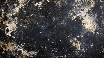 Leinwandbilder - Black cream background texture highlights both rough and smooth elements, creating a visually striking composition. This black cream background texture offers versatile photo style space.