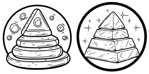 Aufkleber - an editable icon set of modern gold bars. business, finance, investment, accounting. suitable for we