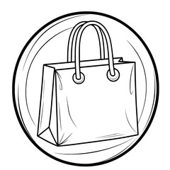 Aufkleber - icon set of modern grocery bag icons. ideal for web and app interfaces, presentations, infographics,