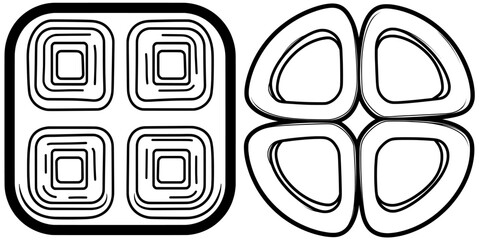 Aufkleber - mason grid icon. part of a big icon set. suitable for web and app interfaces, presentations, infogra