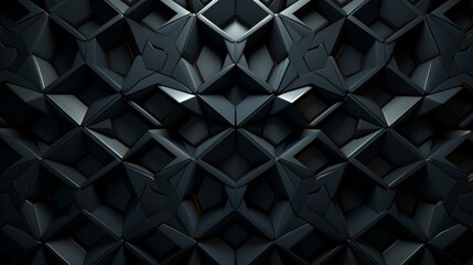 Poster - Abstract geometric pattern with dark and light contrasting colors