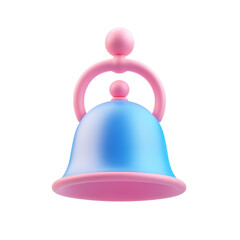 Aufkleber - 3D Notification Bell Icon - Alert and Alarm