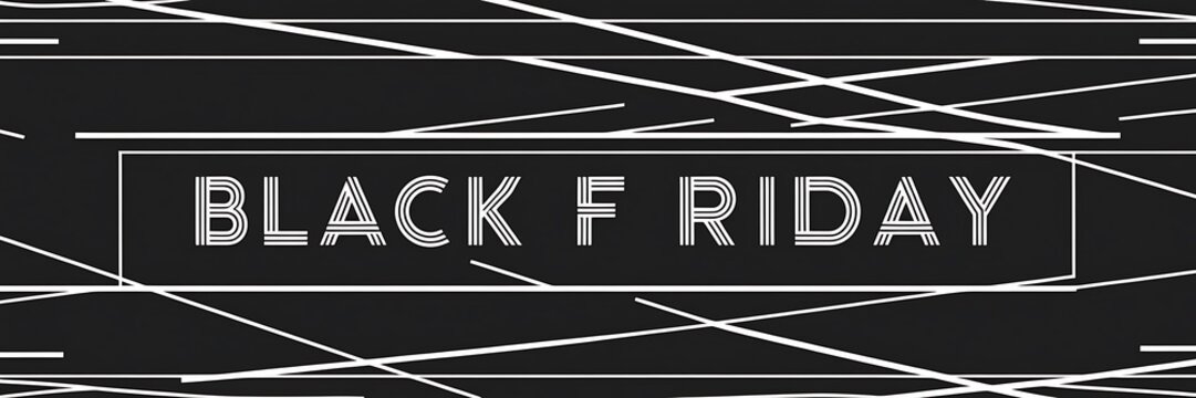 Black Friday typography banner.lack friday sale lable tag set. For art template design, list, page, mockup brochure