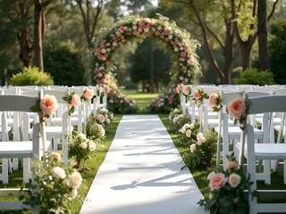 Poster - wedding decoration arch