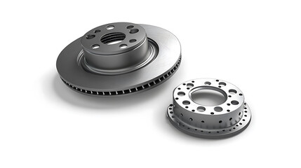 Poster - Brake disk and a wheel hub