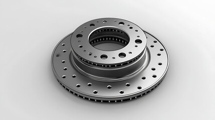 Poster - Brake disk and a wheel hub