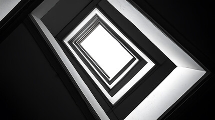 Poster - Black and white frame