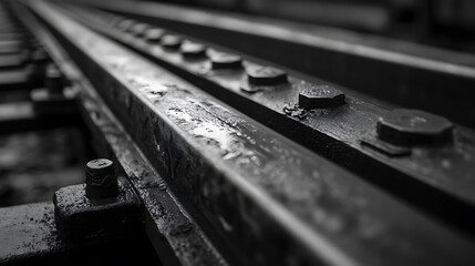 Aufkleber - Close-up of a steel rolling mill where steel bars or sheets are rolled and cooled