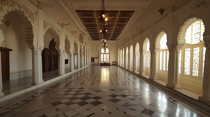 Poster - Gallery in a beautiful palace