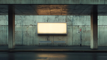 Aufkleber - Empty billboard