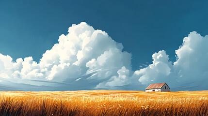 Poster - Cloudy sky