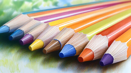 Poster - Colored pencils
