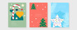 © TitikBak - Festive Holiday Cards with Love and Joy Themes. Set of three festive holiday cards featuring love and joy themes with ornament designs. Perfect for spreading cheer during the holiday season