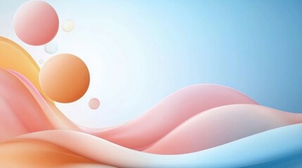 Aufkleber - Minimalist Pink Liquid Background Design