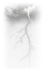 Wall Mural - png lightning on the twoer thunderstorm nature dark.