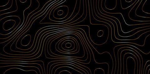 Wall Mural - abstract light pattern vector illustration. topographic map background concept. vibrant neon lights 
