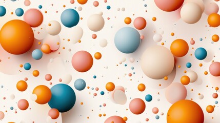 Poster - Colorful Generative Illustration of Liquid Bubbles