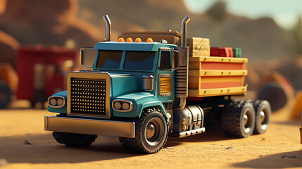 Aufkleber - Truck toon