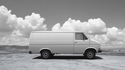 Poster - White van