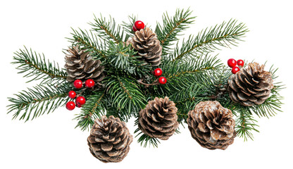 Wall Mural - png christmas tree branch pine branches.