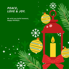 Poster - Colorful Christmas Tree Design With Festive Typography Art. Perfect for festive greeting cards, holiday decor, and seasonal designs.