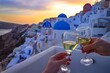 © Annie - sunset cheers over oia