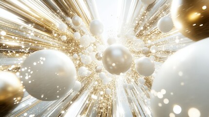 Poster - Bright Festive Atmosphere with Sparkly Elements
