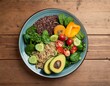 © Hatzfeld - Healthy Plate with Antioxidant-Rich Foods