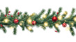 © Rawpixel.com - PNG Christmas garland decoration branches conifer.