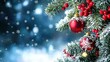 © Danudet.C - Festive Christmas Ornament Decoration with Snowflakes