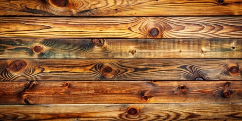 Wall Mural - Rustic Weathered Wooden Planks, Horizontal, Close-up, Natural Texture, wood, texture, background