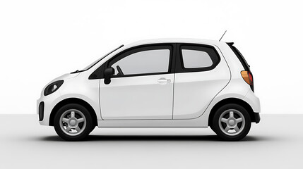Aufkleber - Big generic unbranded city car, mockup