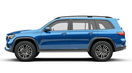 Poster - Blue generic unbranded suv