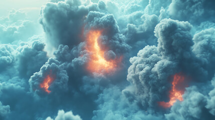 Aufkleber - Cloud network concept